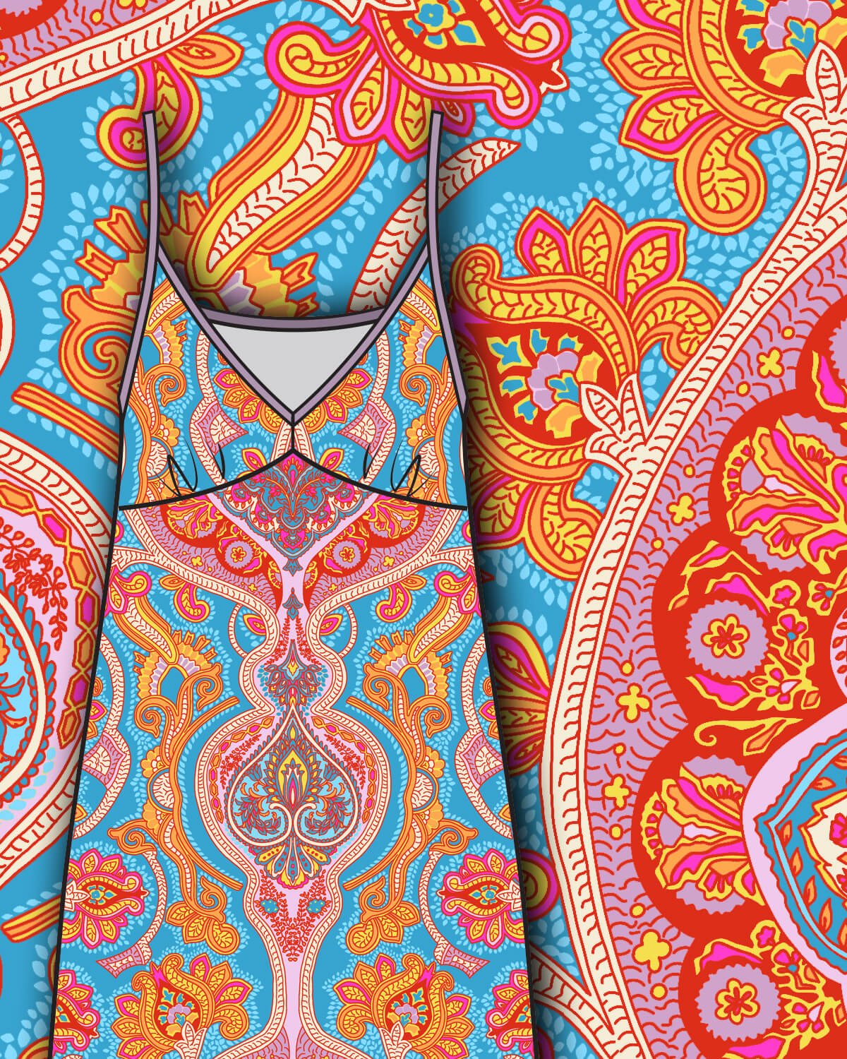 Original print design developed by Airis Design Studio based on client's request